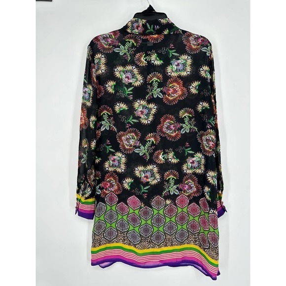 ALEXIS Foley Tapestry Floral Top Midnight Bloom - Picture 7 of 10